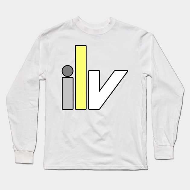 ilv Demigender Pride Long Sleeve T-Shirt by ILV